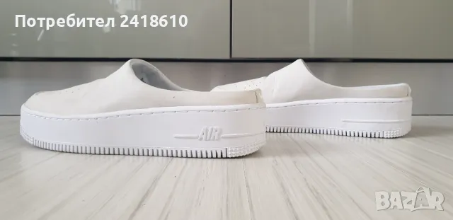 Nike Air Force White UK 7 US 9.5 Size 41 /26.5см НОВО! ОРИГИНАЛ! Дамски Чехли- ест кожа., снимка 8 - Чехли - 50047949