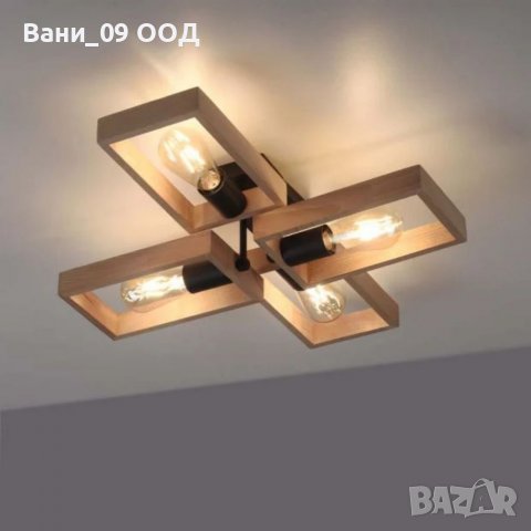 Моделираща се таванна лампа в индустриален стил, снимка 5 - Лампи за таван - 39432739