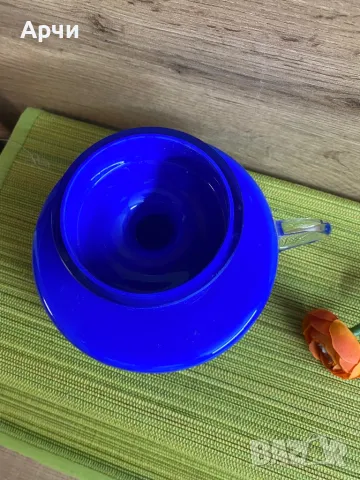 Стъклен съд с дръжка , снимка 4 - Други - 47821237