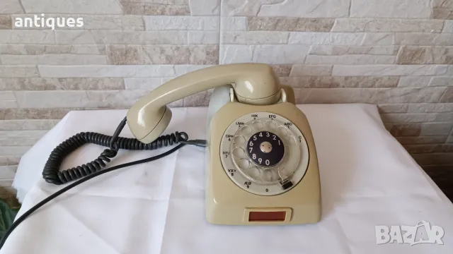 Стар телефон с шайба - GNT Automatic - 1970" година, снимка 6 - Антикварни и старинни предмети - 50192037