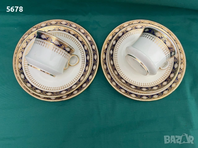 Порцеланов троен сет Cauldon, снимка 6 - Антикварни и старинни предмети - 53487991