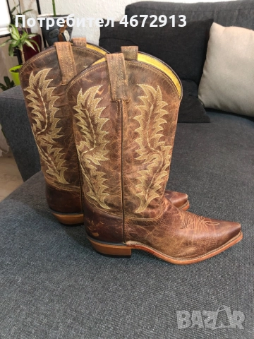 Нови каубойски ботуши/ръчно изработени внос от САЩ #45, снимка 2 - Мъжки ботуши - 52709149