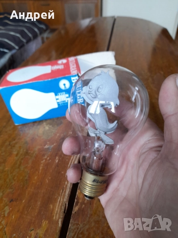 Стара електрическа крушка Светлина, снимка 3 - Други ценни предмети - 52945442
