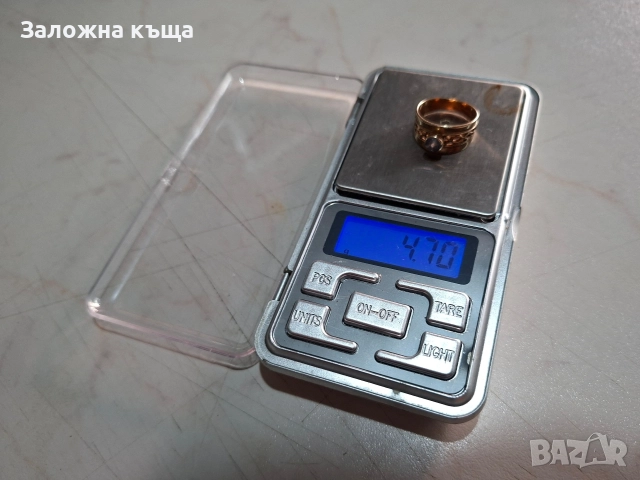 Дамски златен пръстен - 4,70 гр. / 585 / 14К / 18 мм., снимка 5 - Пръстени - 52775212