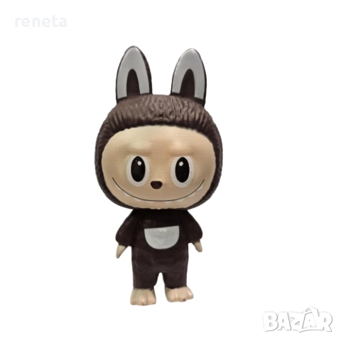 Фигурка Лабубу, Пластмасова, Кафява, 10 см, снимка 1