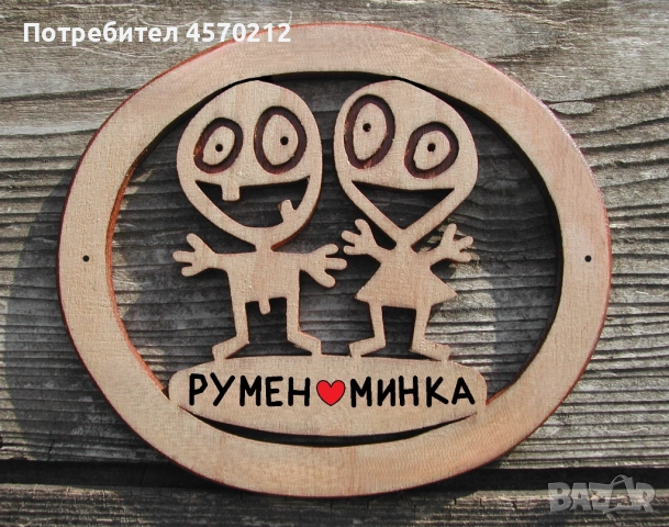 Подарък за млада двойка, Персонализирана картинка за стена