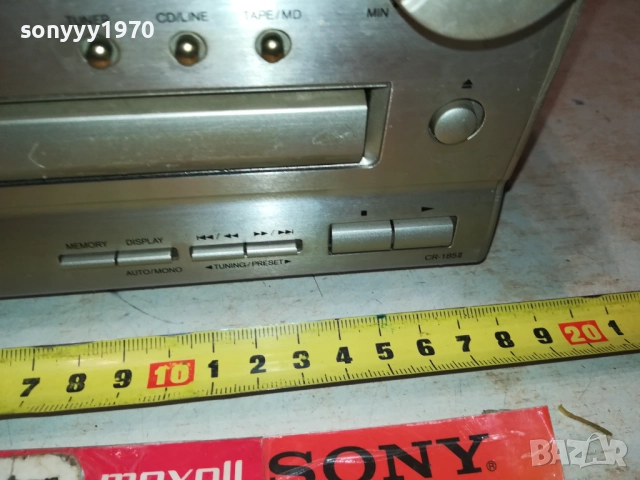 ONKYO CR-185II CD RECEIVER-ВНОС SWISS 0609252006LCHERY, снимка 7 - CD дискове - 51628191