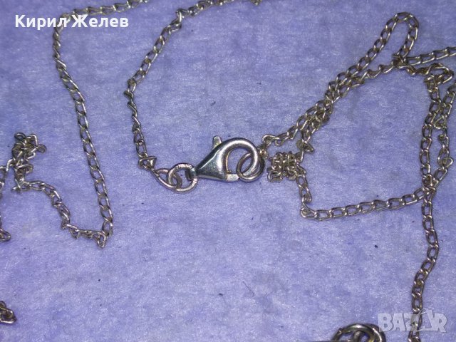 ПРЕКРАСНО ЕФИРНО СРЕБЪРНО КОЛИЕ СРЕБРО 925 ФИНА БИЖУТЕРСКА МАЙСТРОСКА ИЗРАБОТКА 40023, снимка 17 - Колиета, медальони, синджири - 43221561