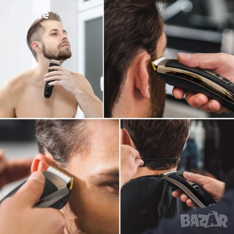 Машинка за подстригване на коса с керамично–титаниево острие и дисплей SHAV20