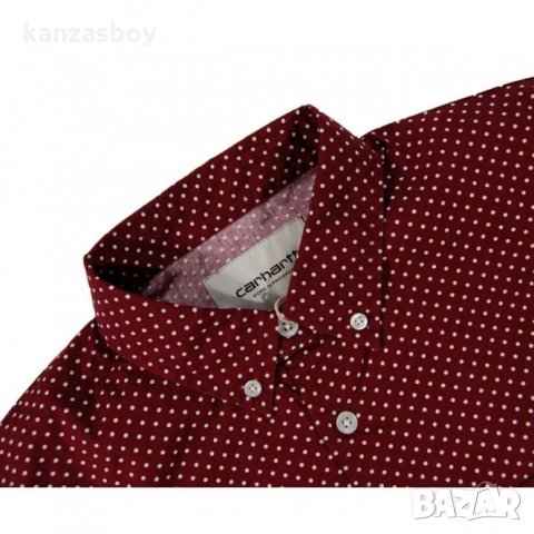 carhartt dots shirt - страхотна мъжка риза КАТО НОВА, снимка 3 - Ризи - 32413029