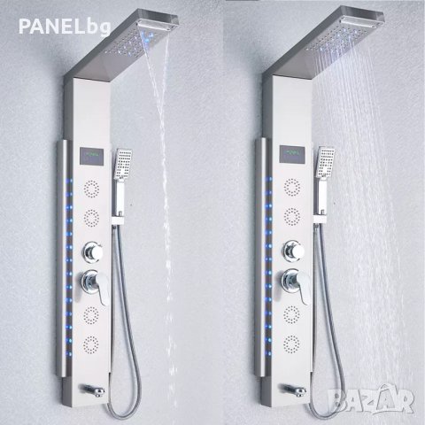 Хидромасажен душ панел Лангфос,инфо дисплей,лед осветление-БЕЗПЛАТНА ДОСТАВКА, снимка 3 - Душове - 35561346