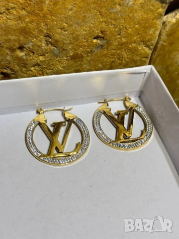обеци louis vuitton chanel Bvlgari christian dior fendi , снимка 4 - Обеци - 50653301
