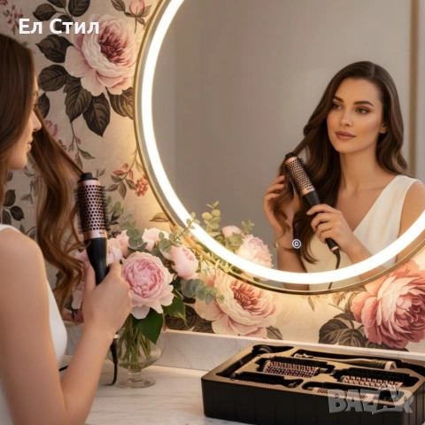 S&R Styling SD-937A – 5 в 1 уред за перфектна прическа без фризьор и с обем като от салон, снимка 4 - Друга електроника - 53586285