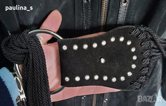 Манто ”Ulla Popken” / естествен велур и кожа / голям размер , снимка 10 - Палта, манта - 16951950