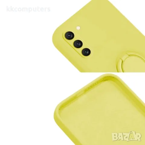 Samsung Galaxy A35 (A356B) Силиконов кейс bSmart Finger Grip и Протектор, снимка 4 - Калъфи, кейсове - 49856992