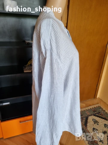 Мъжка ленена риза Angelo Litrico, размер XXL, снимка 6 - Ризи - 50504895