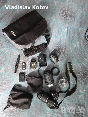 Nikon D5100 пълен комплект с 3бр обектива и аксесоари, снимка 9 - Фотоапарати - 50823412