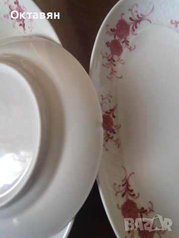 Порцеланов сервиз за чай,плато, снимка 5 - Сервизи - 53335045