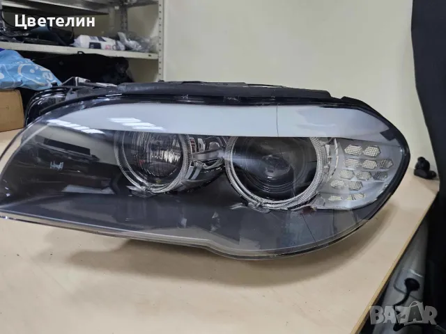 Ляв фар за BMW 5 F10 F11 завиващ ксенон бмв ф10 ф11, снимка 2 - Части - 49442556