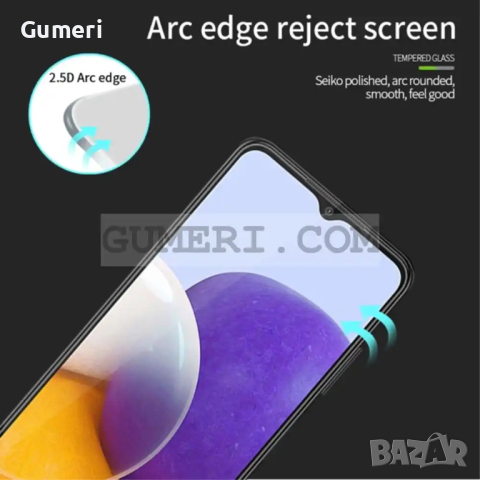 Стъклен Протектор за Целия Екран Full Glue за Samsung Galaxy A25, снимка 3 - Фолия, протектори - 44922947