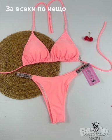 Victoria's Secret Дамски Бански С 2 Части Цвят Праскова👙Дамски Бански С Две Части Код BS-14, снимка 3 - Бански костюми - 51044275