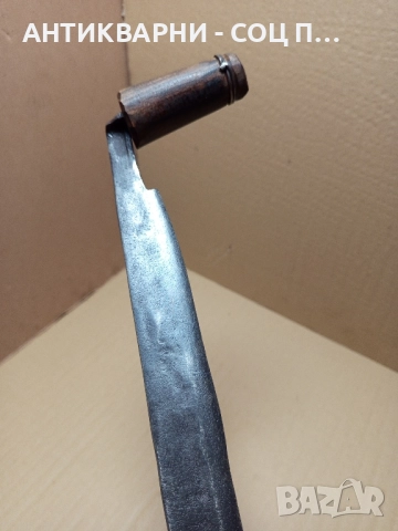 Стар Ръчно Кован Дърводелски Рукан., снимка 7 - Антикварни и старинни предмети - 51556584