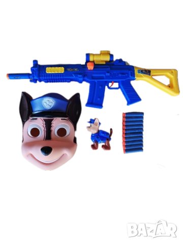 Комплект на Пес патрул с пистолет маска и фигурка 