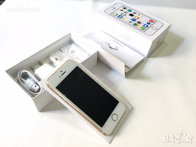 Apple iPhone 5S 16Gb GOLD Фабрично отключен, снимка 7 - Apple iPhone - 38916271
