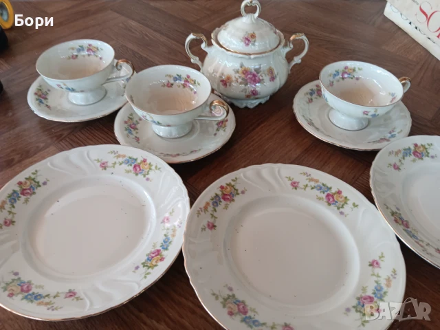 Порцелан Bavaria Edelstein Maria Theresia, снимка 2 - Сервизи - 51407241