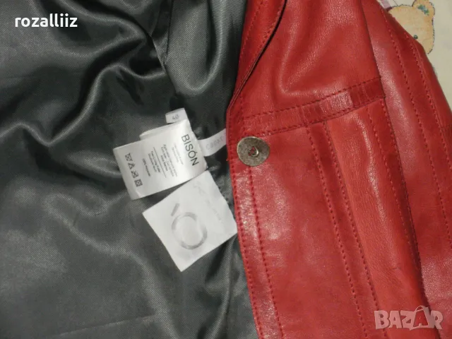 BISON ново дамско естествена кожа 40, снимка 9 - Сака - 49285345