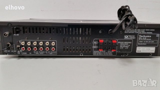 Ресивър Technics SA-160-, снимка 7 - Ресийвъри, усилватели, смесителни пултове - 28254031