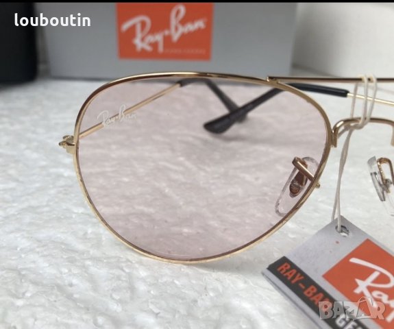 Ray-Ban RB 3026  прозрачни слънчеви очила Рей-Бан авиатор, снимка 8 - Слънчеви и диоптрични очила - 28385666
