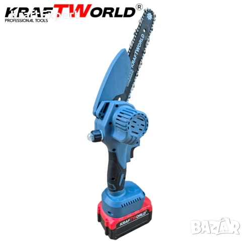 Акумулаторна Мини Резачка с 2 Батерии и 2 Вериги KraftWorld, снимка 3 - Други инструменти - 50488518