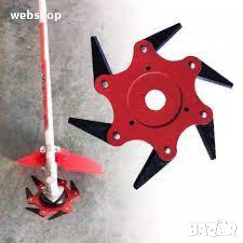 ПРИСТАВКА ЗА КОСАЧКА-ТРИМЕР С 6 ОСТРИЕТА, снимка 1