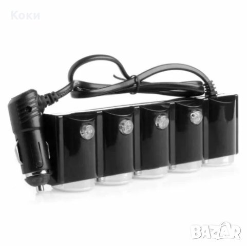 Сплитер за запалка на автомобил  12V/24V, 4 изхода, 2 x USB, LED индикатор, снимка 6 - Аксесоари и консумативи - 43776516