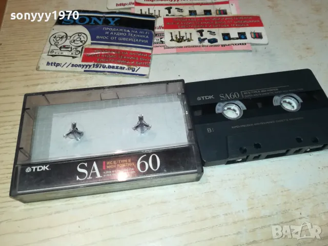 TDK SA60 TAPE MADE IN JAPAN 1712242000, снимка 5 - Аудио касети - 48382960