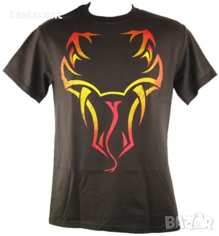 Мъжка тениска WWE Randy Orton Viper RKO Brown Size S , снимка 5 - Тениски - 25982750