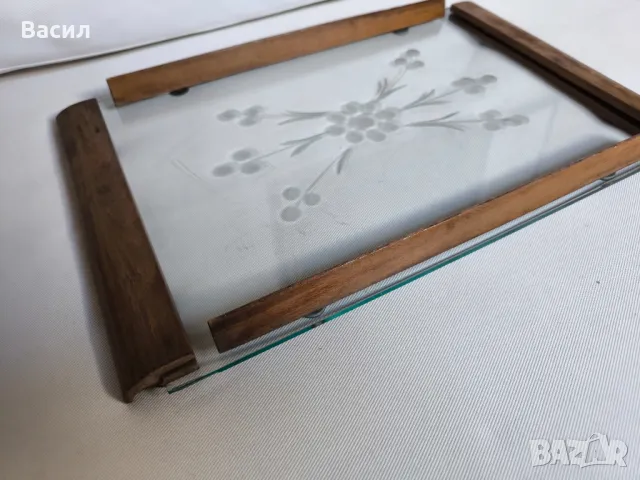 Стар поднос, снимка 3 - Антикварни и старинни предмети - 47673776