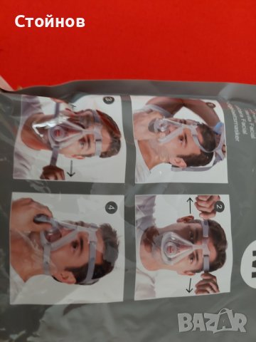 НОВА !! CPAP маска ResMed Quattro Air,  размер М , снимка 2 - Медицински консумативи - 37691943