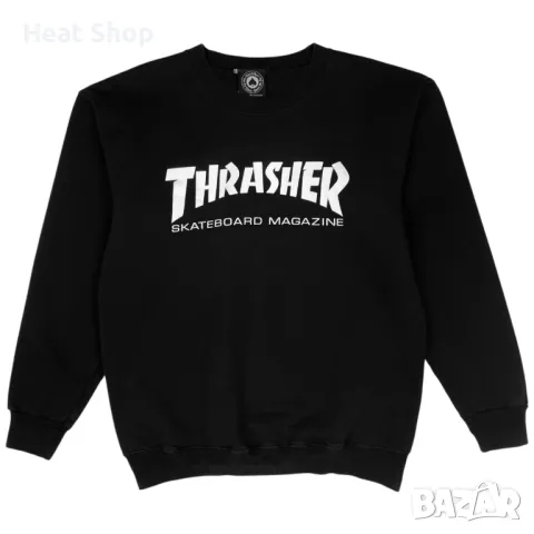 Унисекс блуза Trasher Skate Mag Logo Crew Sweatshirt, снимка 1 - Блузи - 49547107