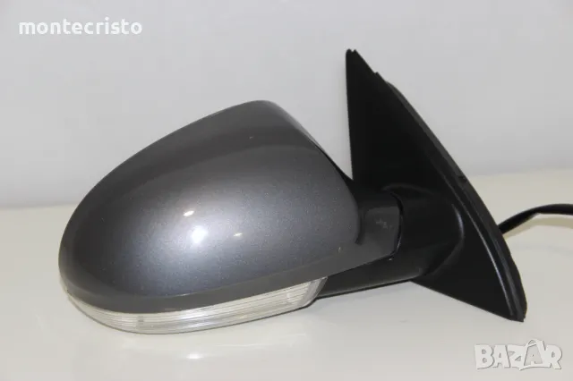 Дясно електрическо огледало VW Passat B6 (2005-2011г.) 9 пина / прибиране прибиращо подсветка, снимка 3 - Части - 48647029