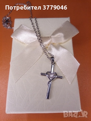 Колие с кръстче , снимка 7 - Колиета, медальони, синджири - 51811295