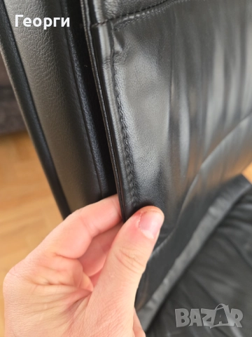 Стол SATO - естествена кожа, снимка 5 - Столове - 52918500