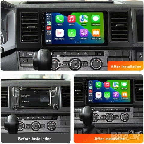 Мултимедия за Volkswagen, Caravelle 6, Transporter, VW T6, Multivan, Android, Навигация, Двоен дин, снимка 3 - Аксесоари и консумативи - 51387954