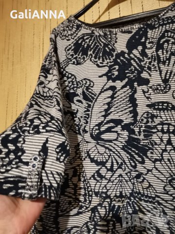 СТРАХОТНА ЕФЕКТНА БЛУЗА РАЗМЕР 2XL, снимка 4 - Блузи с дълъг ръкав и пуловери - 35374199