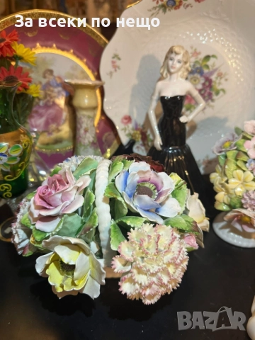 Royal Doulton England Circa 1966 - “ Грандиозната цветна кошница” Код P1666, снимка 12 - Антикварни и старинни предмети - 52933030