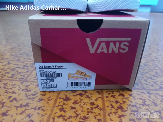 Чисто нови бебешки кецове Vans, с кутията! Размер: 19., снимка 6 - Бебешки обувки - 52910835