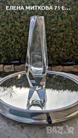 Елегантна ваза от кристал Мурано