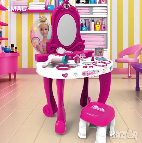 Тоалетка Барби със седалка и аксесоари
