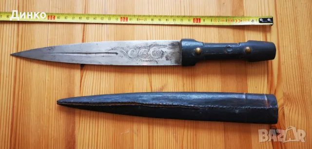 Гръцки кинжал, кама, нож от 19век., снимка 9 - Антикварни и старинни предмети - 50337018